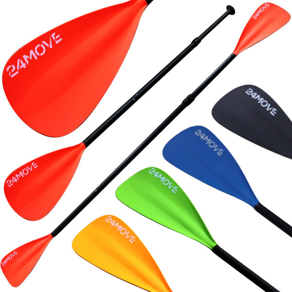 784 24MOVE SUP Doppelpaddel fuer Paddleboards und Kajaks Stechpaddel fuer Stand Up Board rot 6