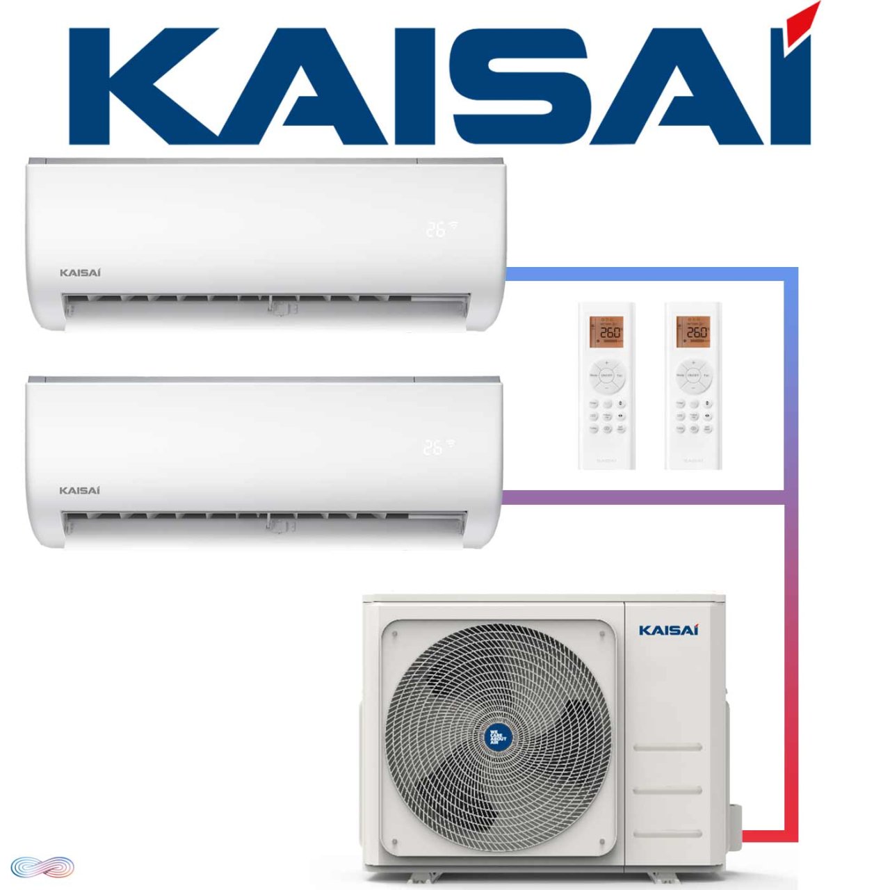 Kaisai Klimaanlage One Multisplit KRX Set