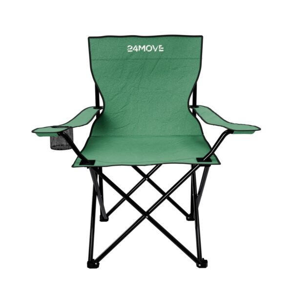 24MOVE® Campingstuhl Klappstuhl grün