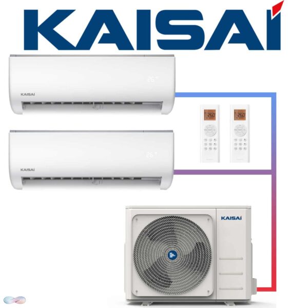 Kaisai ONE+ Multisplit Set 5,3 kW | 2× 2,5 kW KRX-09PEGI +...
