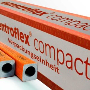 Rohrisolierung 2m PE für Bodenheizung 9mm Isolierstärke | NMC Exzentroflex Karton | GEG