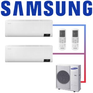 Samsung Multisplit 2x Wind-Free Standard AR 12 Wandgerät 3,5 kW...