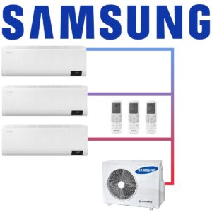 Samsung Multisplit 3x Wind-Free Standard AR 07 Wandgerät 2,0 kW...