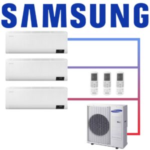 Samsung Multisplit 3x Wind-Free Standard AR 18 Wandgerät 5 kW mit...
