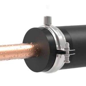 Isolierschelle isolierter gedämmter Rohrträger mit Rohrschelle 32 mm Dämmdicke
