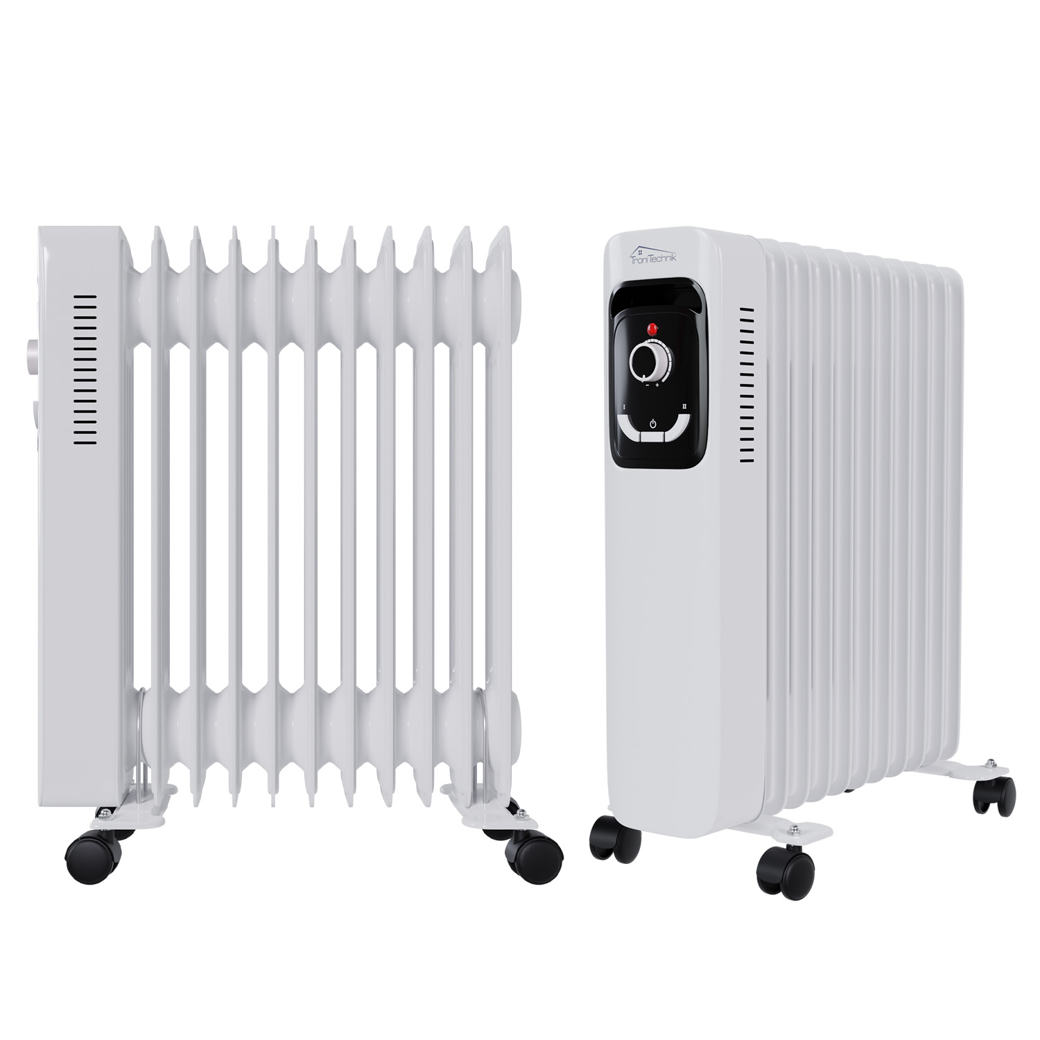 Ölradiator, Elektroheizung TT-OR 211 in weiß mit 11 Rippen und 2500 Watt, drei Heizstufen (1000W, 1500W, 2500W) 4 895 oelradiator TT OR 211 weiss 1