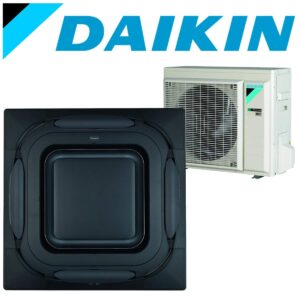 SET DAIKIN Roundflow FCAG 5 kW Deckenkassette Design-Blende...