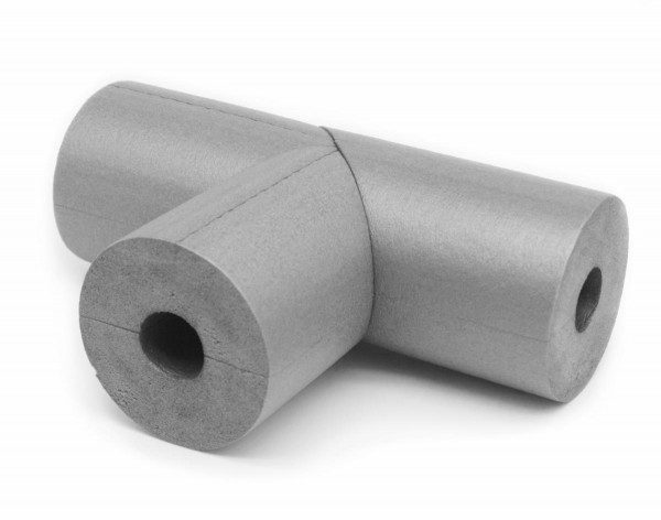 Rohrisolierung PE T Stueck 20mm Daemmdicke WeKo Flex