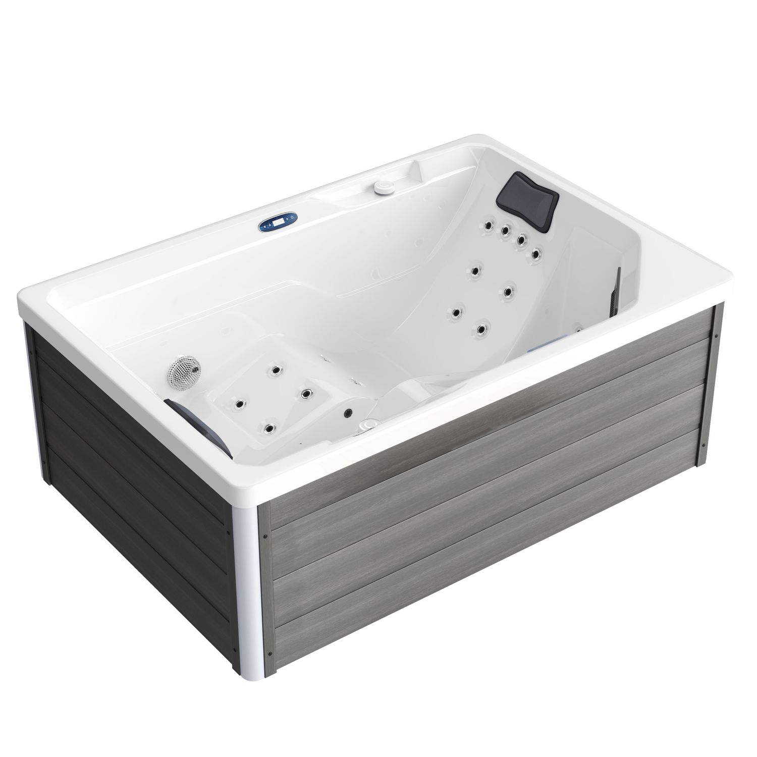 Outdoor Whirlpool GALERA weiß 190x130 2 600 Outdoor Whirlpool GALERA weiss