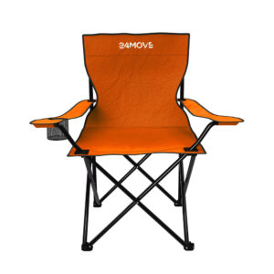 24MOVE® Campingstuhl Klappstuhl orange