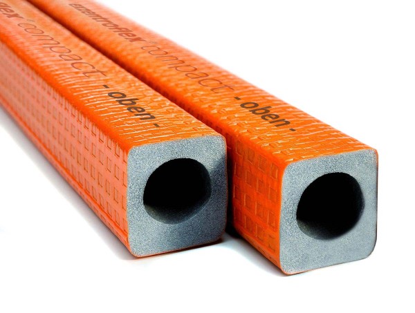 Rohrisolierung PE rechteckig Isolierschlauch 9mm Isolierstärke | GEG | Climaflex naturefoam exzentro 3 Exzentroflex Compact Rohrisolierung PE