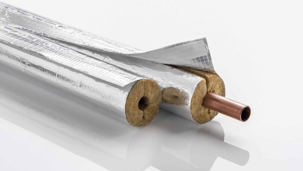 Mineralwolle Rohrisolierung 1m Isolierstange 20-30mm Dämmung | Climatube wool | Klebeverschluß | 100% GEG 1 Mineralwolle Rohrisolierung 1m Isolierstange 20-30mm Dämmung | Climatube wool | Klebeverschluß | 100% GEG