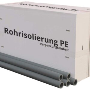 Rohrisolierung PE Climatube Basic grau Isolierschlauch 9-20mm Isolierstärke | 1m Stangen | Karton