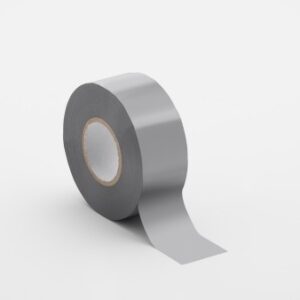 PVC Klebeband 30mm 33 m | für PE und Kautschuk Rohrisolierung | grau