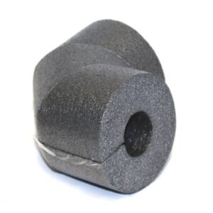 Rohrisolierung PE Bogen / Winkel 90° | 25mm Isolierstärke selbstklebend