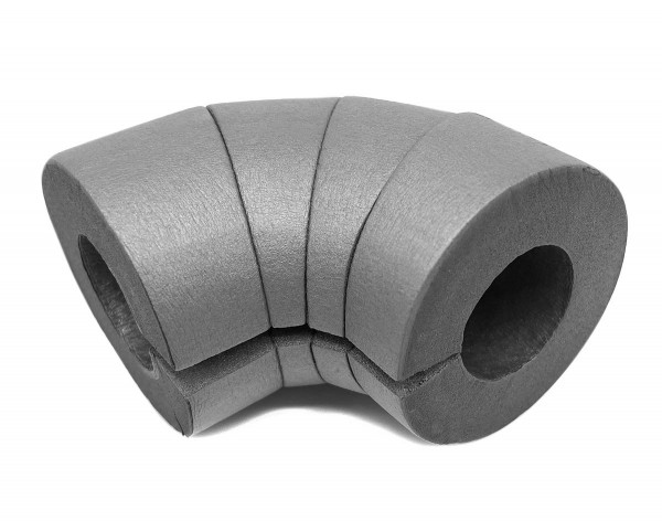 Rohrisolierung PE 90 Grad Bogen | 25 mm Isolierstärke 1 Rohrisolierung PE 90 Grad Bogen | 25 mm Isolierstärke