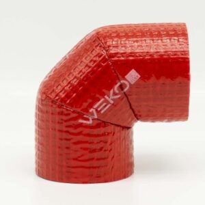 Rohrisolierung PE stabil 90 Grad Bogen | 13mm Isolierstärke