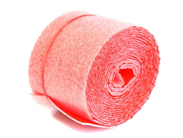 Wickelstreifen / Wickelband PE mit roter Schutzhaut 100 mm | 3,6 m / Rolle 1 Wickelstreifen / Wickelband PE mit roter Schutzhaut 100 mm | 3,6 m / Rolle