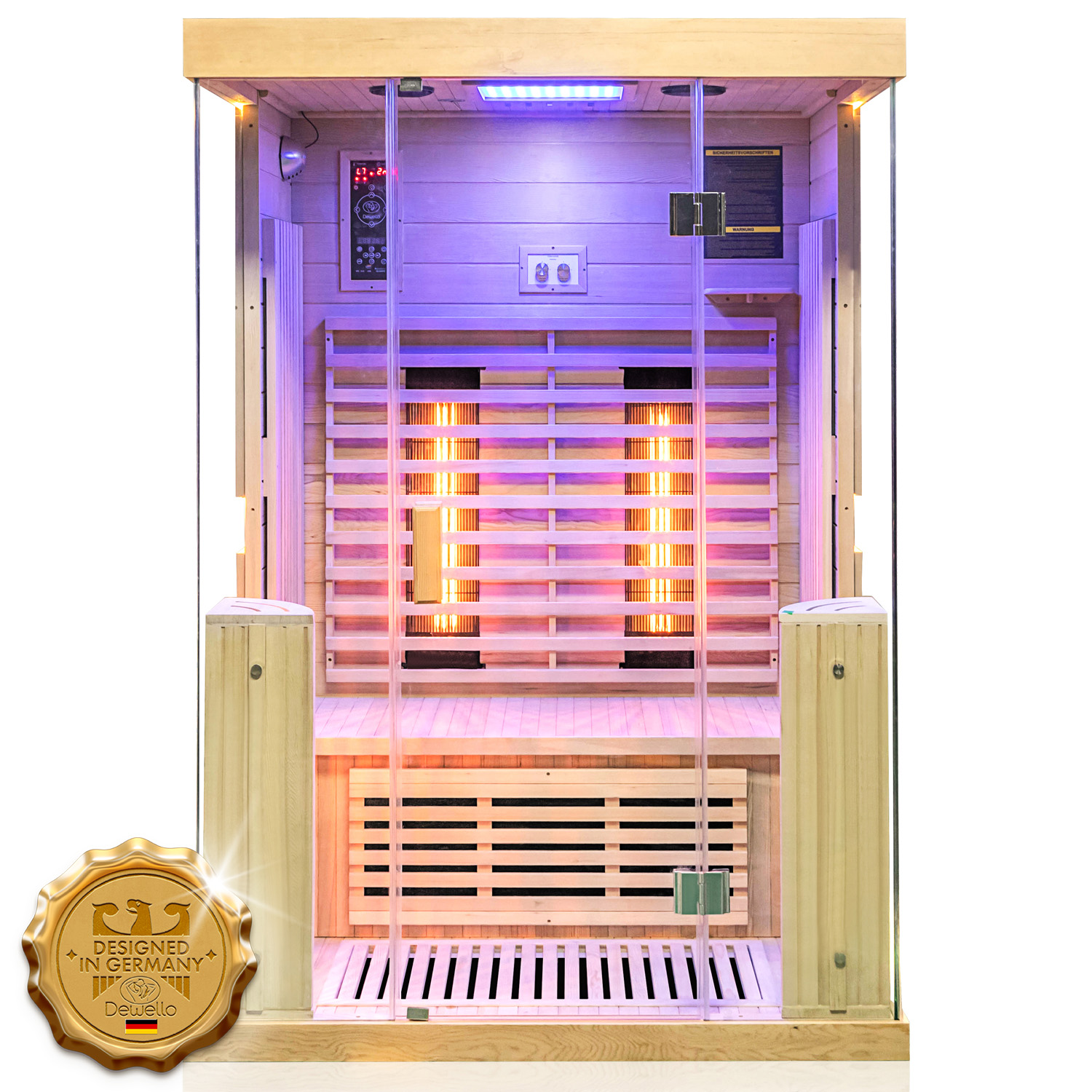 Infrarotkabine KINGSTON 130x105 1 Infrarotkabine KINGSTON 130x105