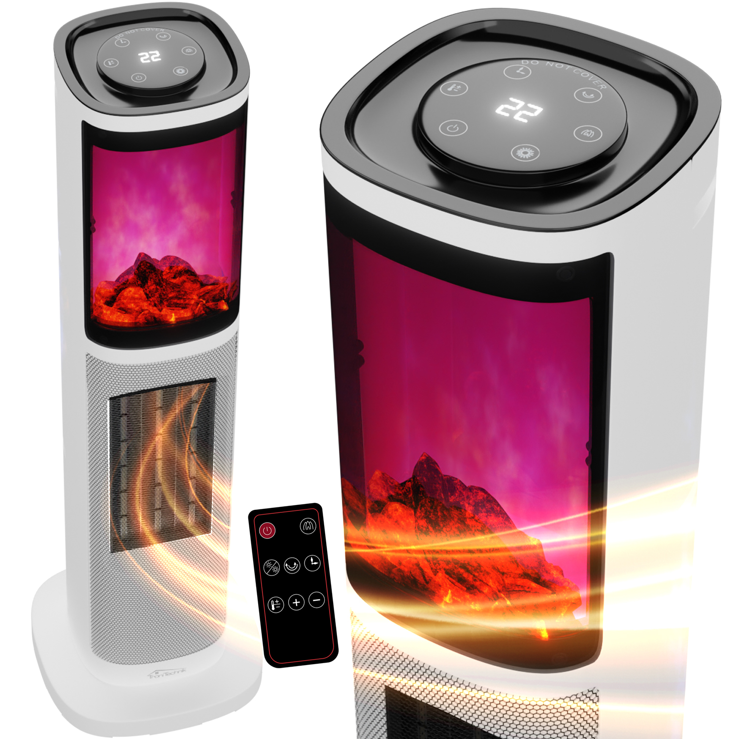 Turm-Keramikheizer 2kW TT-KH 064 weiß 1 Turm-Keramikheizer 2kW TT-KH 064 weiß