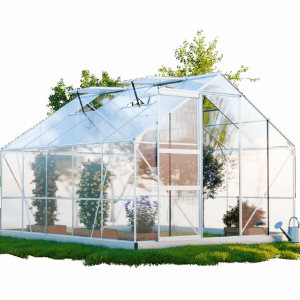 Gewächshaus ARONA, inkl. Fundament mit Dachfenster 310x250cm