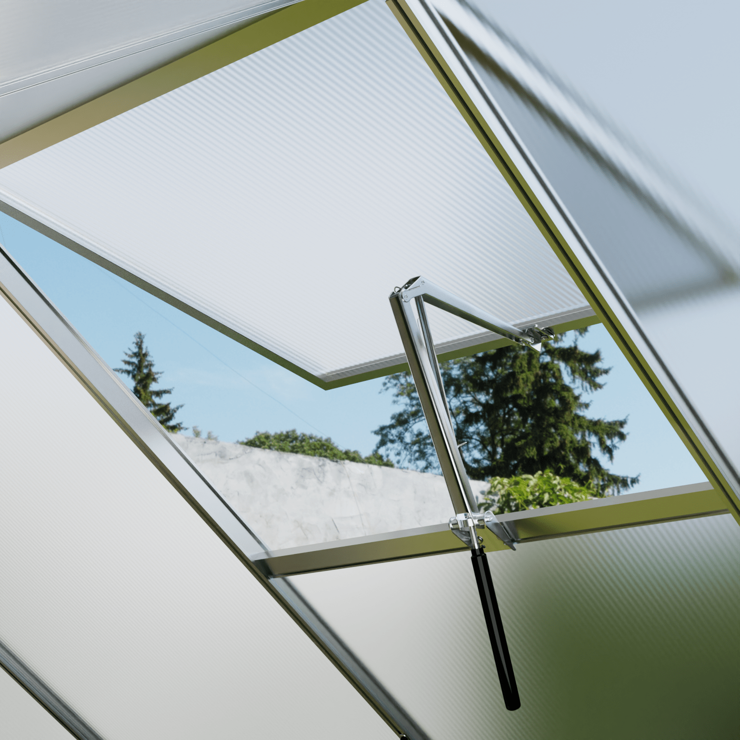 Automatischer Fensteröffner für Gewächshaus, Garten, Frühbeet 1 Automatischer Fensteröffner für Gewächshaus, Garten, Frühbeet