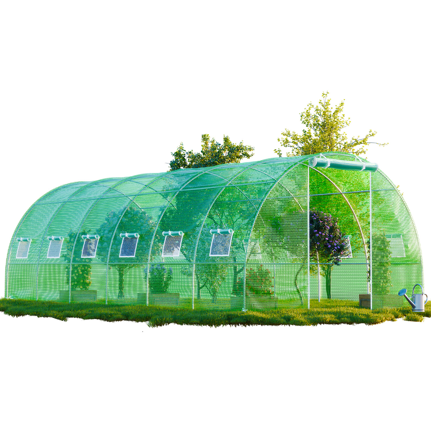 GARMIO® Foliengewächshaus CARINI 6x3x2m 1 GARMIO® Foliengewächshaus CARINI 6x3x2m