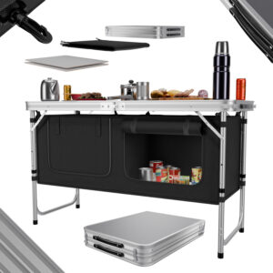 24MOVE® Campingküche PRAIA schwarz