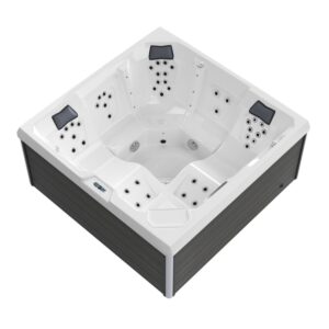 AUSSTELLUNGSSTÜCK | Outdoor Whirlpool PANAREA weiß 210x210