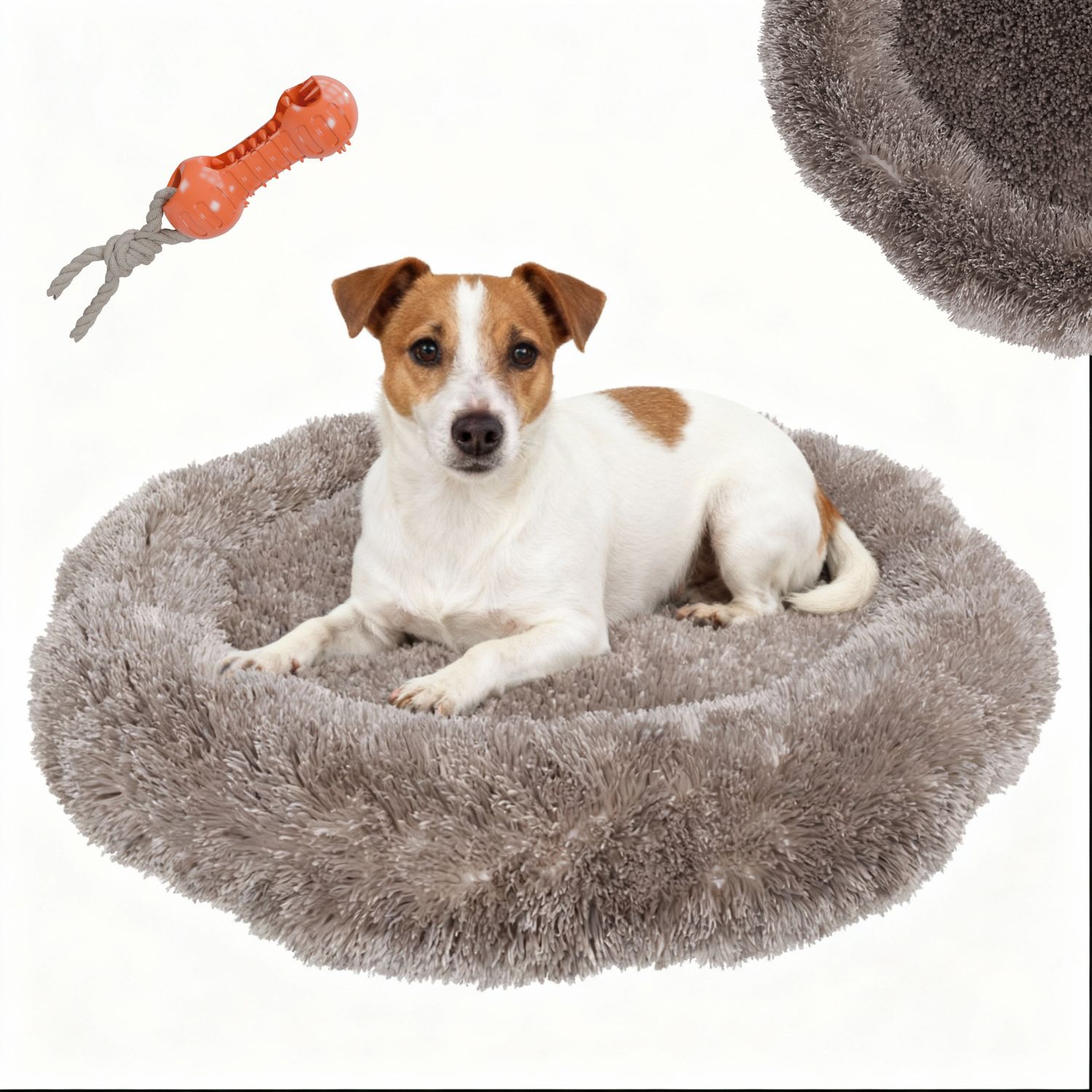 BENNO® Hundebett Hundekissen Hundekorb BALU cappuccino 60cm 1 BENNO® Hundebett Hundekissen Hundekorb BALU cappuccino 60cm