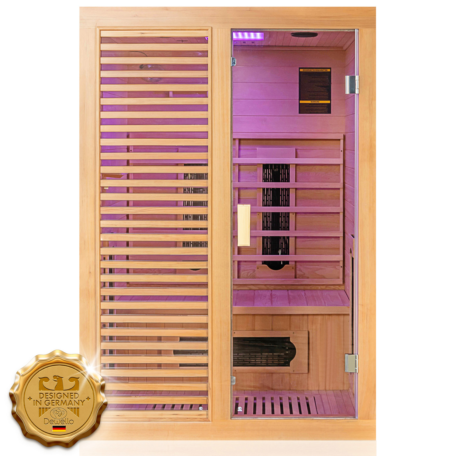 363 Infrarotkabine HAMLIN 130x105 Keramik