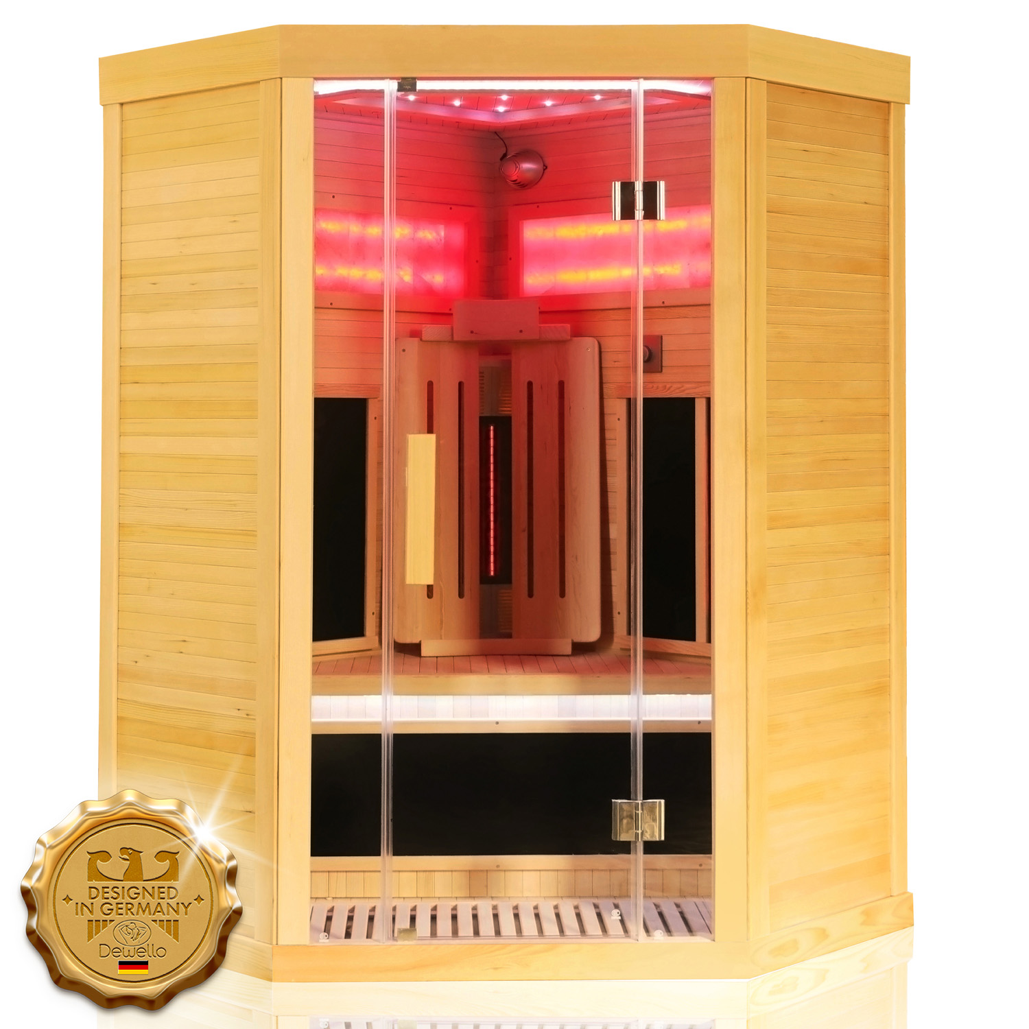 495 Infrarotkabine SALTCOATS 120cm x 120cm 14