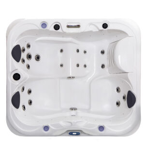 Outdoor Whirlpool NISIDA weiß 195x170