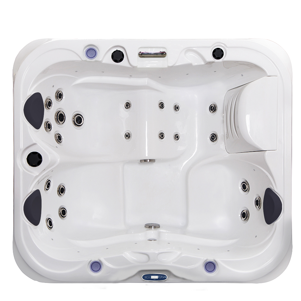 594 Outdoor Whirlpool NISIDA weiss 195x170 1