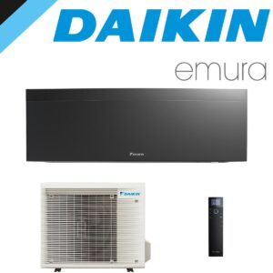 DAIKIN Emura 3 5,0 kW Singlesplit Set | Mattschwarz | FTXJ50AB +...