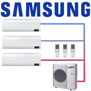 Samsung Multisplit 3x Wind-Free Exklusiv AR 12 Wandgerät 3,5 kW...