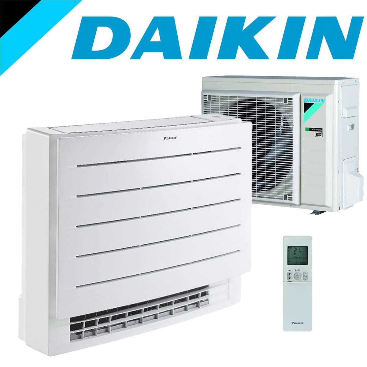 DAIKIN Klimaanlage SET Perfera Truhengerät FVXM25B 2,5 kW inkl.... 1 DAIKIN Klimaanlage SET Perfera Truhengerät FVXM25B 2,5 kW inkl....