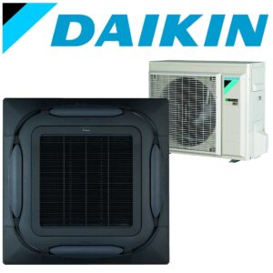 SET DAIKIN Roundflow FCAG 3,5 kW Deckenkassette schwarz inkl....