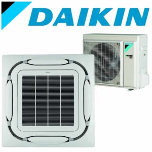 SET DAIKIN Roundflow FCAG 5,7 kW Deckenkassette weiß/grau inkl....