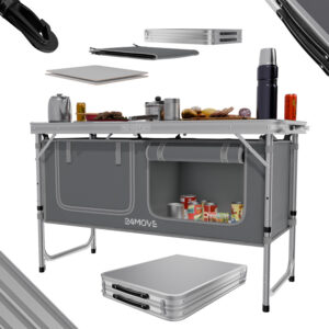 24MOVE® Campingküche PRAIA grau
