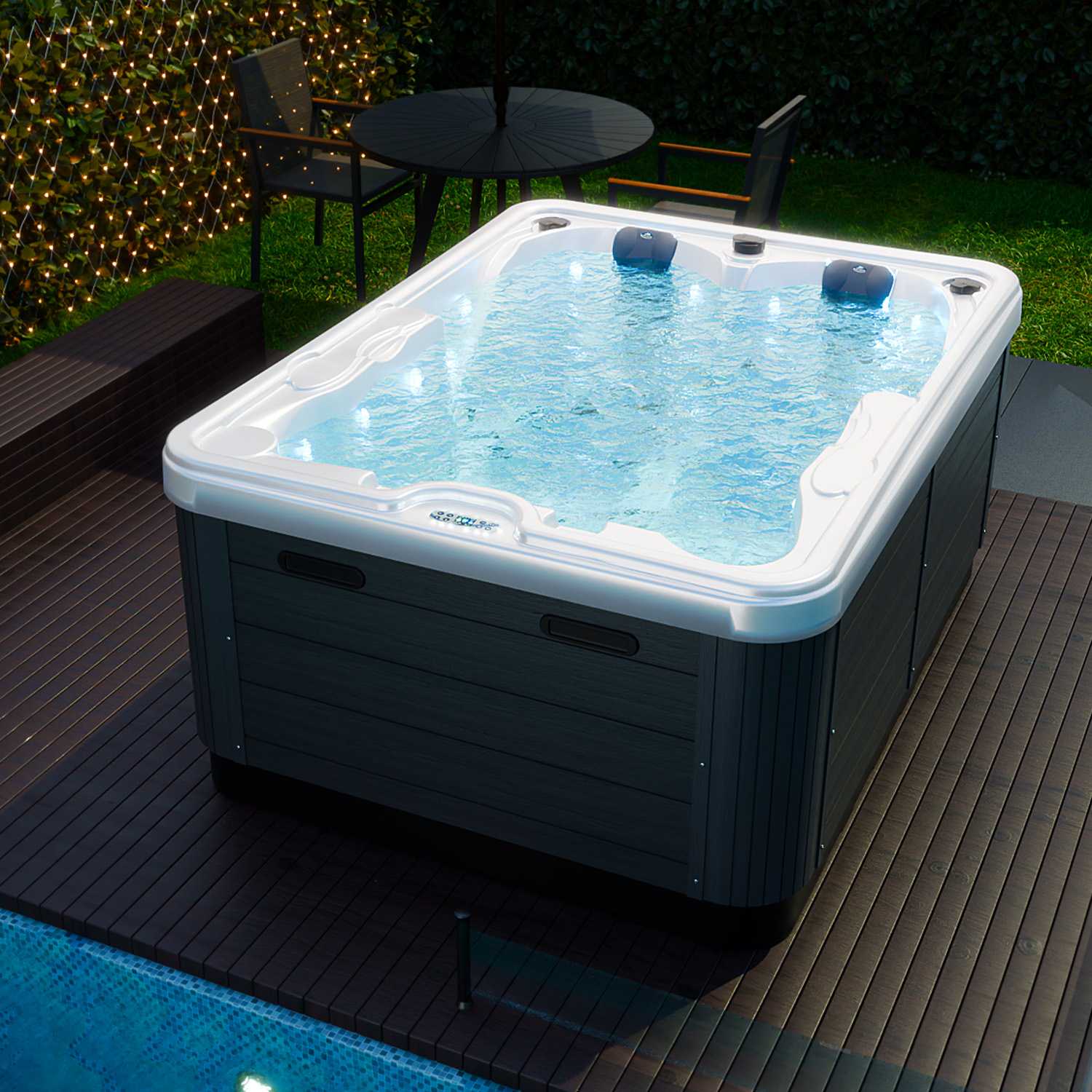 1023 Outdoor Whirlpool Spa BOTTARO perlmutt Joyonway 9