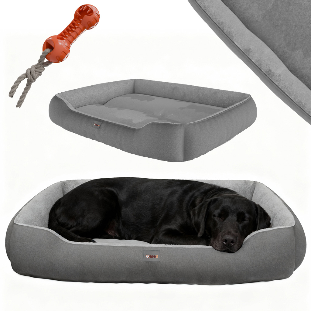 BENNO® Hundebett Hundekissen Hundekorb SAMMY XXL anthrazit 1 BENNO® Hundebett Hundekissen Hundekorb SAMMY XXL anthrazit