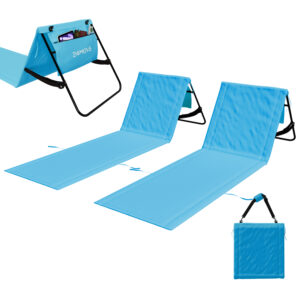 24MOVE® Strandmatte NATAL blau 2er SET (2 Stück)