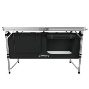 24MOVE® Campingküche PRAIA schwarz