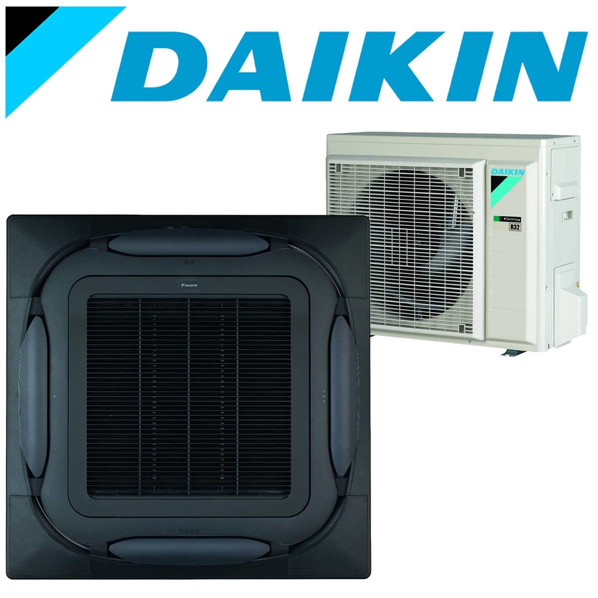 SET DAIKIN Roundflow FCAG 5 kW Deckenkassette schwarz inkl.... 1 SET DAIKIN Roundflow FCAG 5 kW Deckenkassette schwarz inkl....