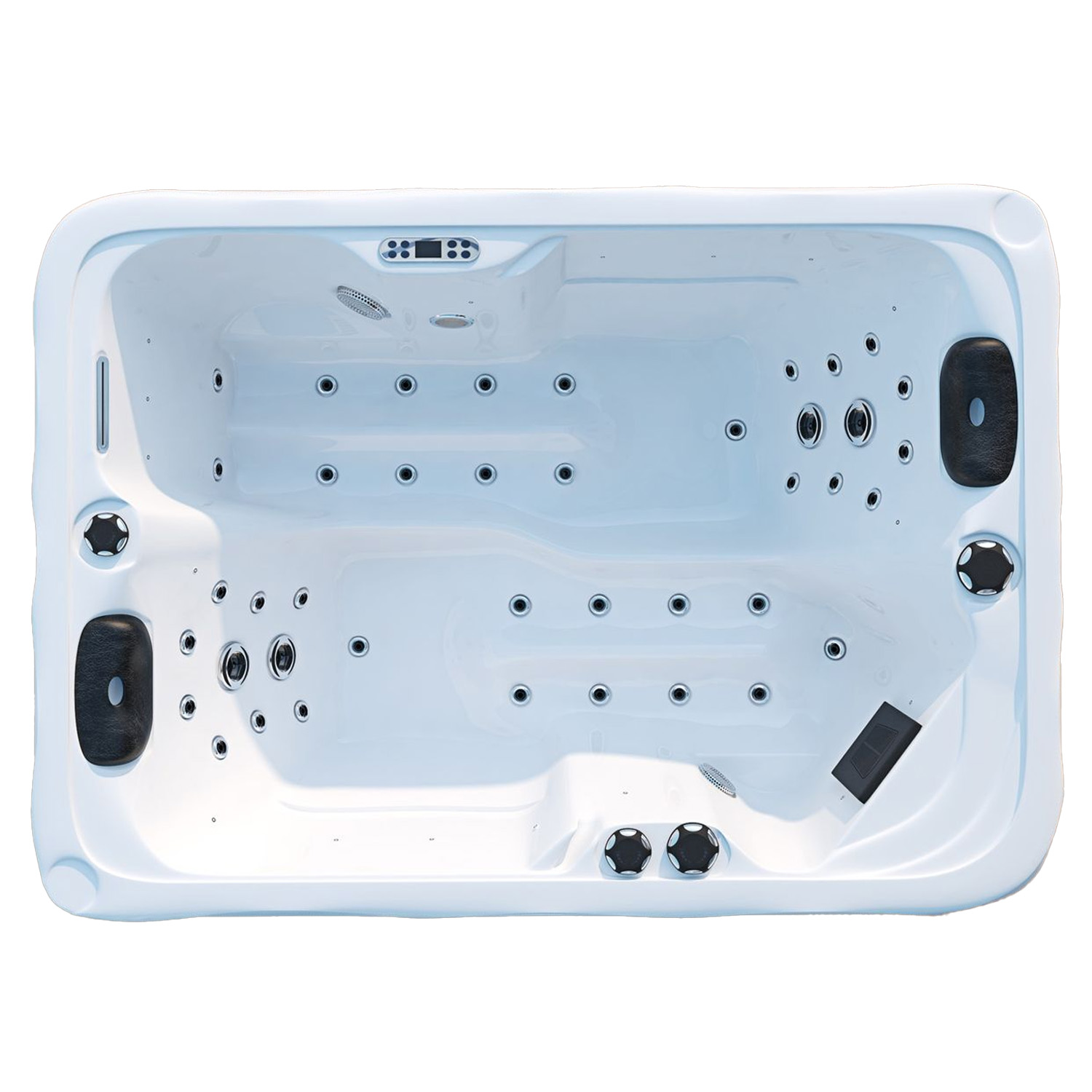 397 Outdoor Whirlpool LEVANZO weiss 190x135 LED