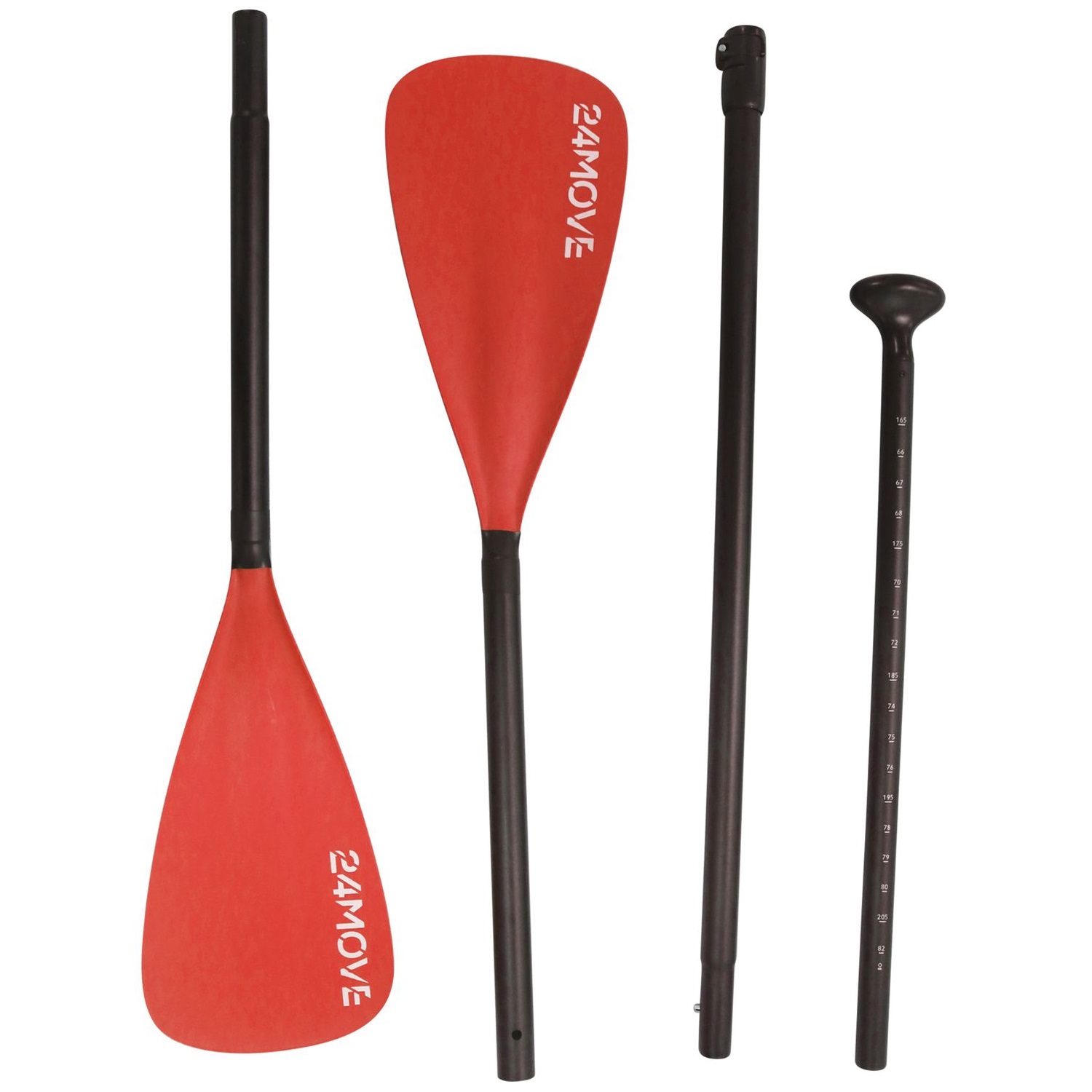 24MOVE® SUP Doppelpaddel für Paddleboards und Kajaks, rot 1 24MOVE® SUP Doppelpaddel für Paddleboards und Kajaks, rot