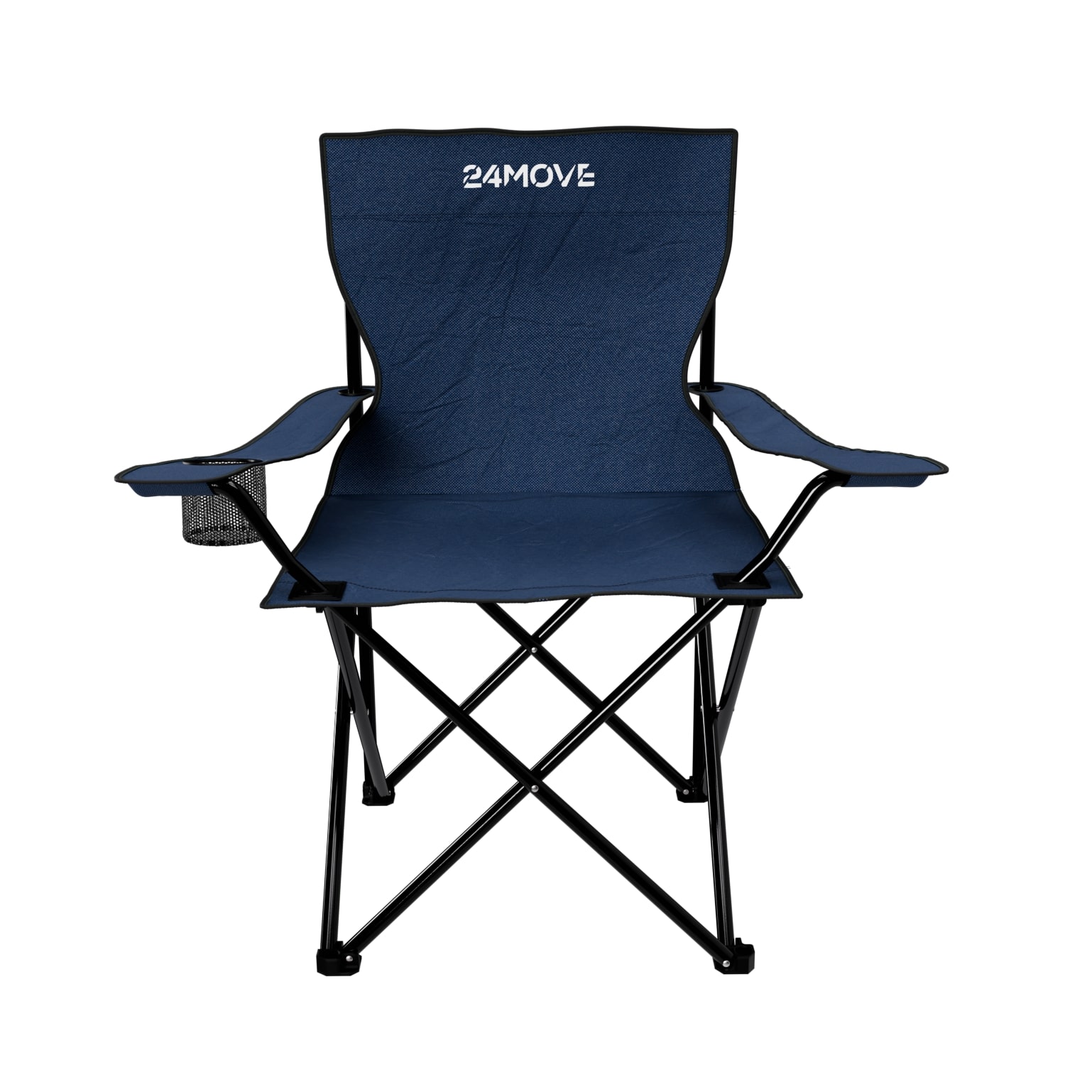 24MOVE® Campingstuhl Klappstuhl blau 1 24MOVE® Campingstuhl Klappstuhl blau