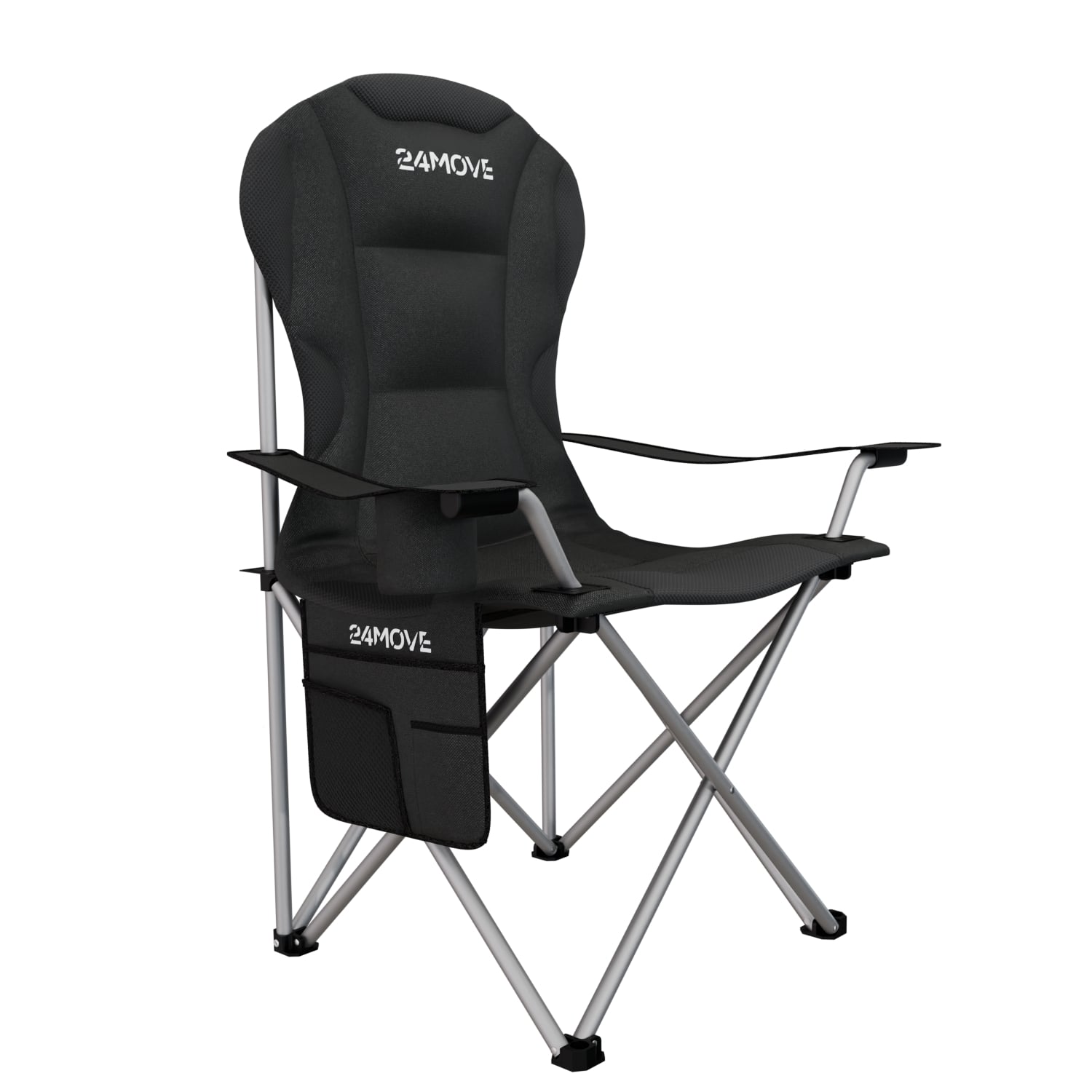 24MOVE® Campingstuhl Klappstuhl Outdoor SALVADOR schwarz 1 24MOVE® Campingstuhl Klappstuhl Outdoor SALVADOR schwarz