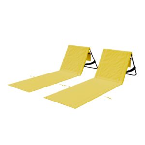 24MOVE® Strandmatte NATAL gelb SET (2Stück)